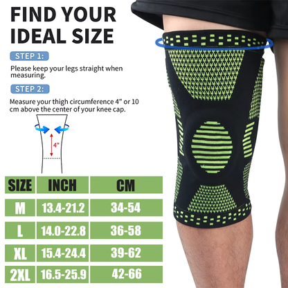 Adjustable Compression Knee Brace for Support and Stability