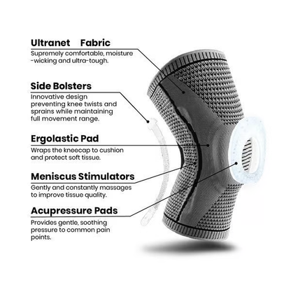 Adjustable Compression Knee Brace for Support and Stability