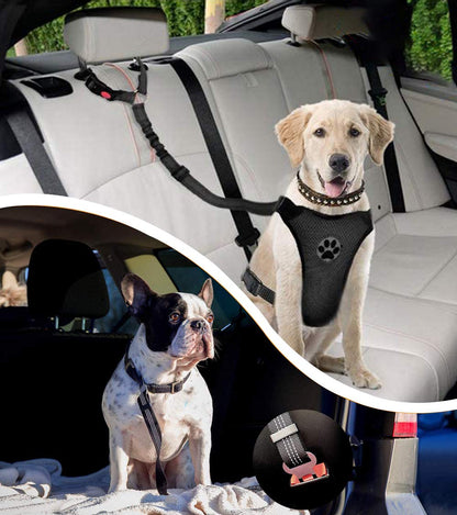 Adjustable Dog Car Seat Belt Nylon Restraint