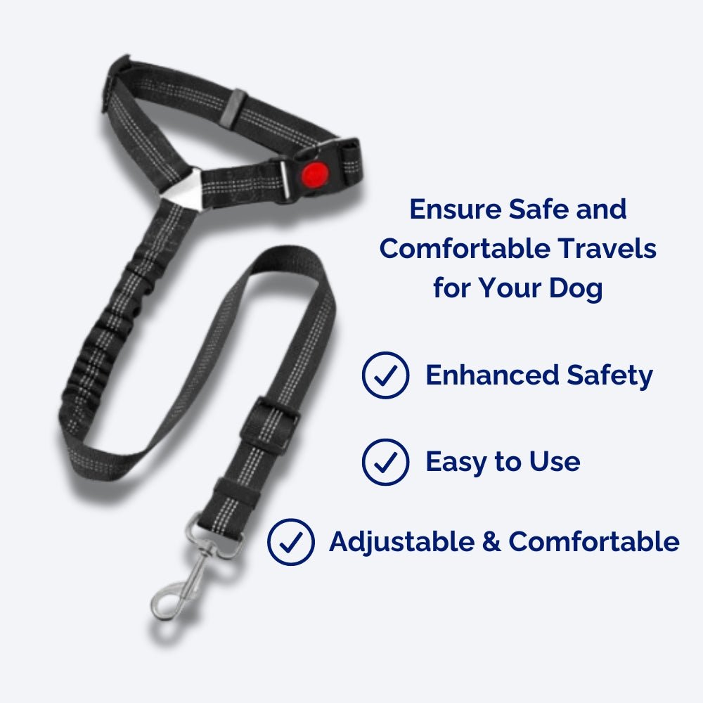 Adjustable Dog Car Seat Belt Nylon Restraint