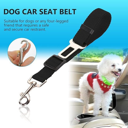 Adjustable Dog Car Seat Belt Tether