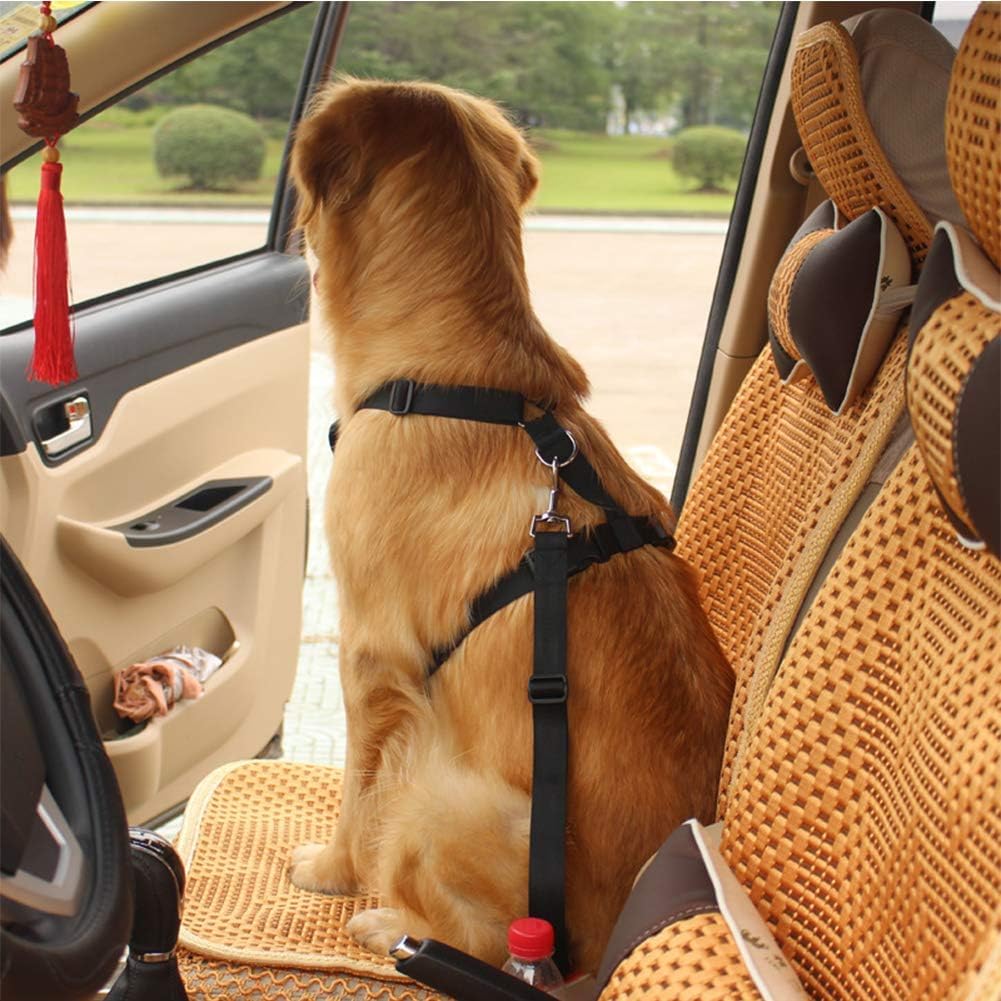 Adjustable Dog Car Seat Belt Tether