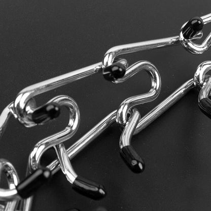 Adjustable Dog Training Collar with Rubber Covered Training Links