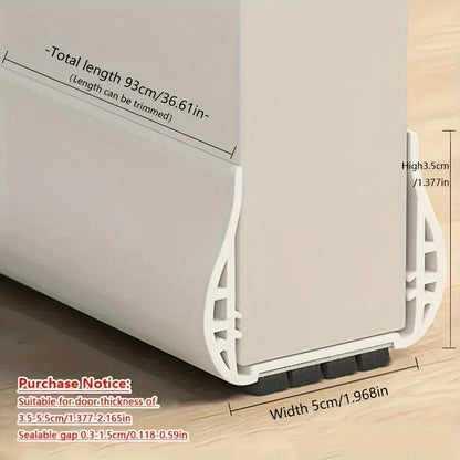 Adjustable Door Draft Stopper Insulation Noise Blocker