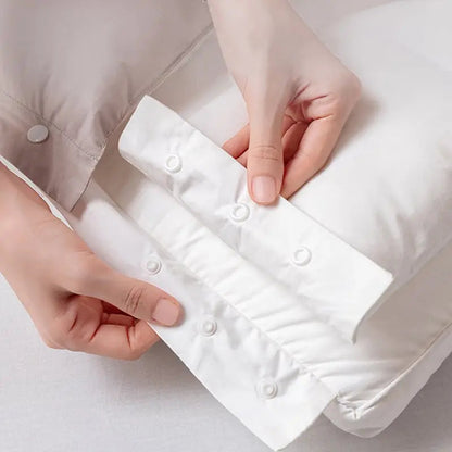Adjustable Double Layer Memory Foam Neck Support Pillow