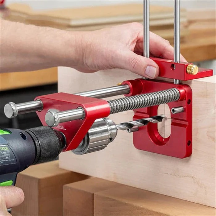 Adjustable Drilling Locator Woodworking Hole Positioning Guide Tool