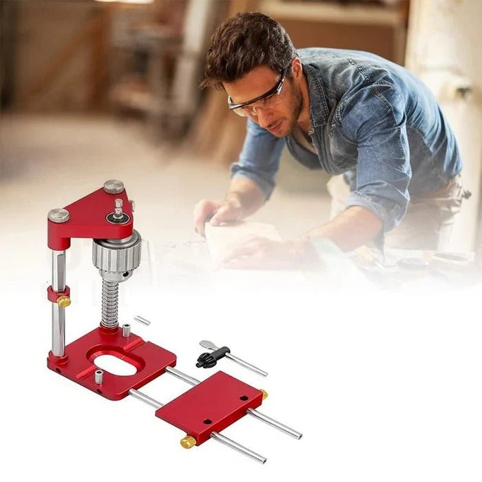 Adjustable Drilling Locator Woodworking Hole Positioning Guide Tool