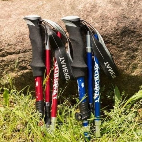 Adjustable Folding Trekking Pole Lightweight Telescopic Hiking Stick