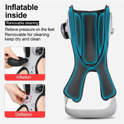 Adjustable Foot Drop Ankle Support Brace with Air Pump