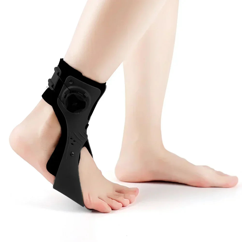 Adjustable Foot Drop Ankle Support Brace with Air Pump