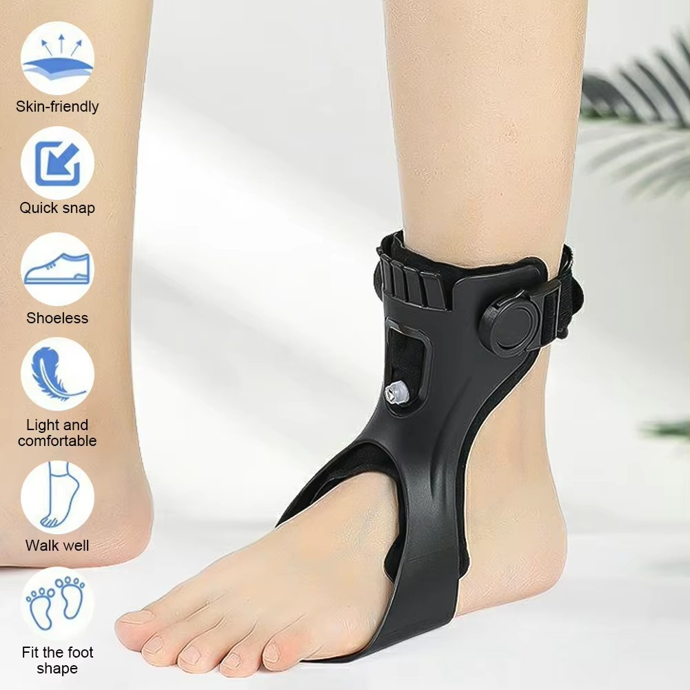 Adjustable Foot Drop Orthosis Brace for Ankle Support
