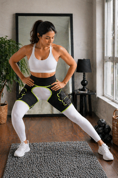 Adjustable Hip and Thigh Support Compression Wrap with Stabilizing Fit