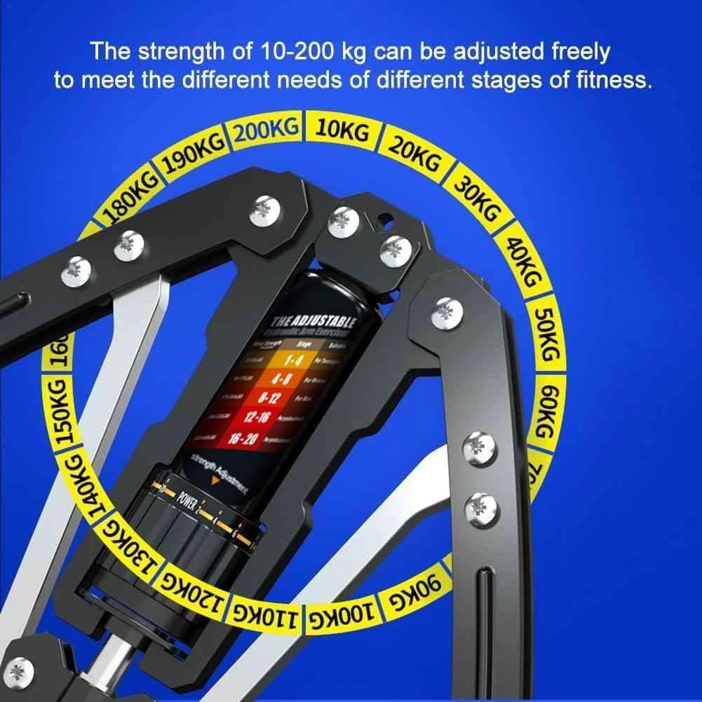 Adjustable Hydraulic Arm Trainer for Chest Shoulder and Arm Workouts