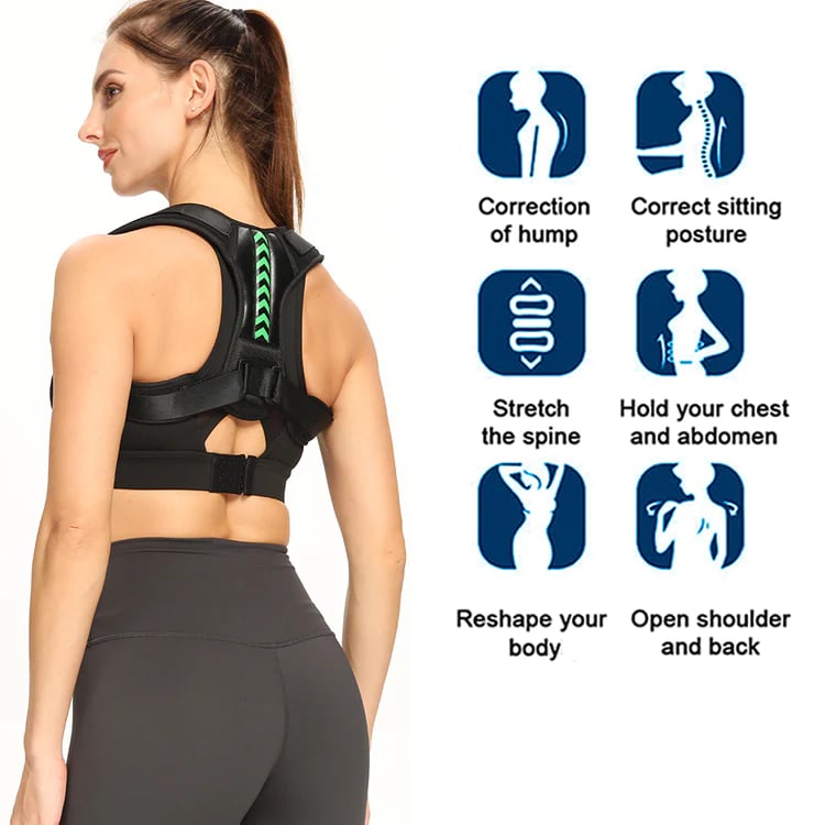 Adjustable Invisible Back Posture Support Brace