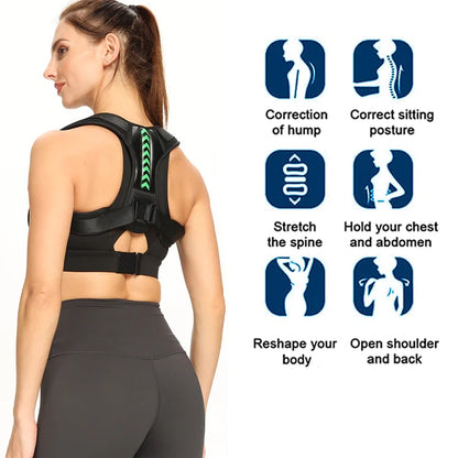 Adjustable Invisible Back Posture Support Brace