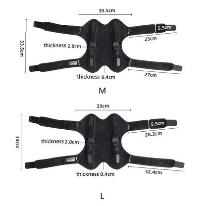 Adjustable Knee Support Brace with Stabilizers