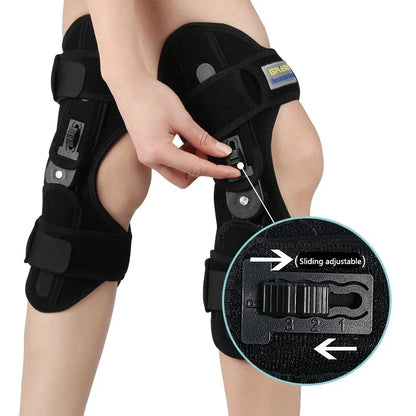 Adjustable Knee Support Brace with Stabilizers