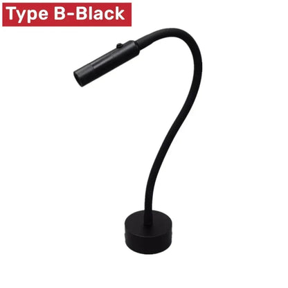 Adjustable LED Reading Wall Lamp with Flexible Gooseneck