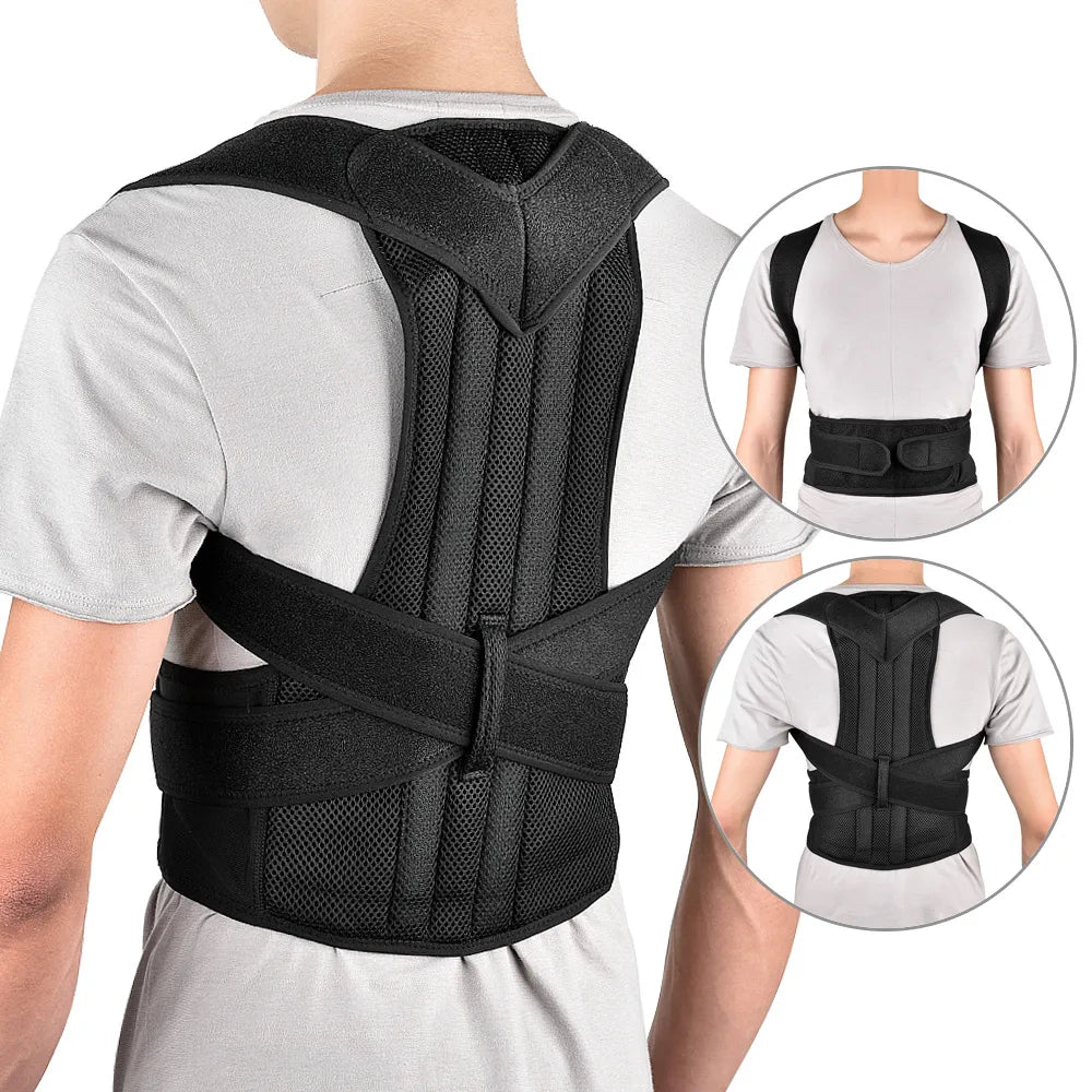 Adjustable Lumbar Back Support Posture Corrector Belt