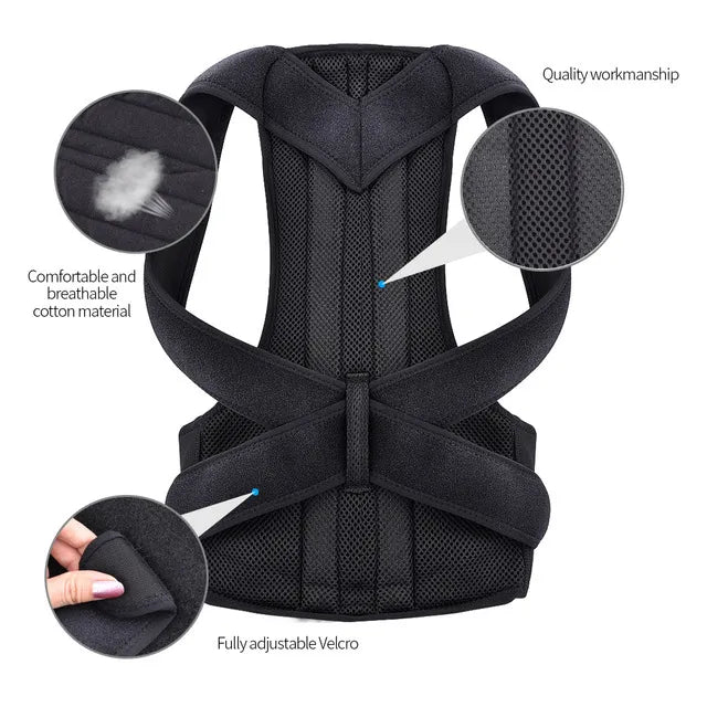 Adjustable Lumbar Back Support Posture Corrector Belt
