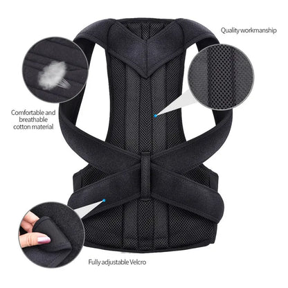 Adjustable Lumbar Back Support Posture Corrector Belt