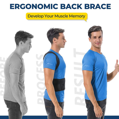 Adjustable Lumbar Back Support Posture Corrector Belt