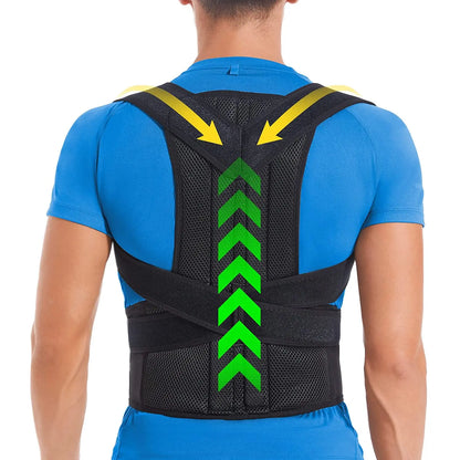 Adjustable Lumbar Back Support Posture Corrector Belt