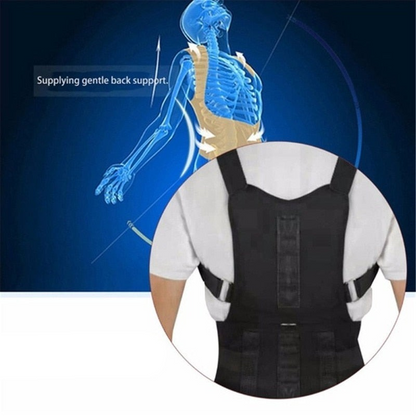 Adjustable Magnetic Posture Support Back Brace