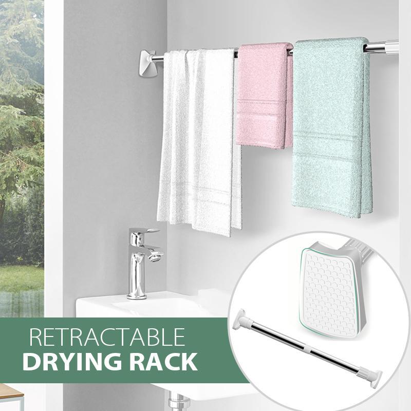 Adjustable No Drill Telescopic Closet Rod