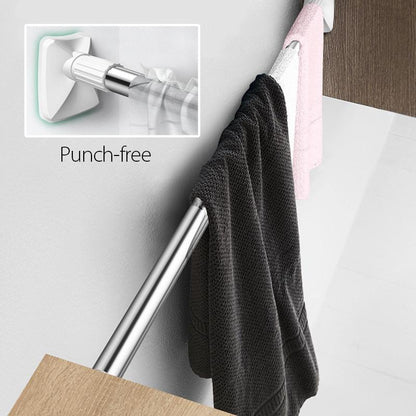 Adjustable No Drill Telescopic Closet Rod