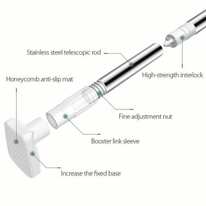 Adjustable No Drill Telescopic Closet Rod