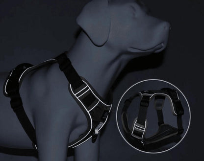 Adjustable No Pull Dog Harness with Reflective Straps
