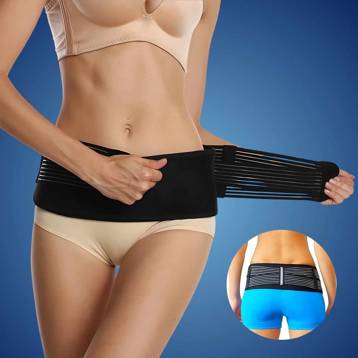 Adjustable Pelvic Support Belt for Hip Alignment