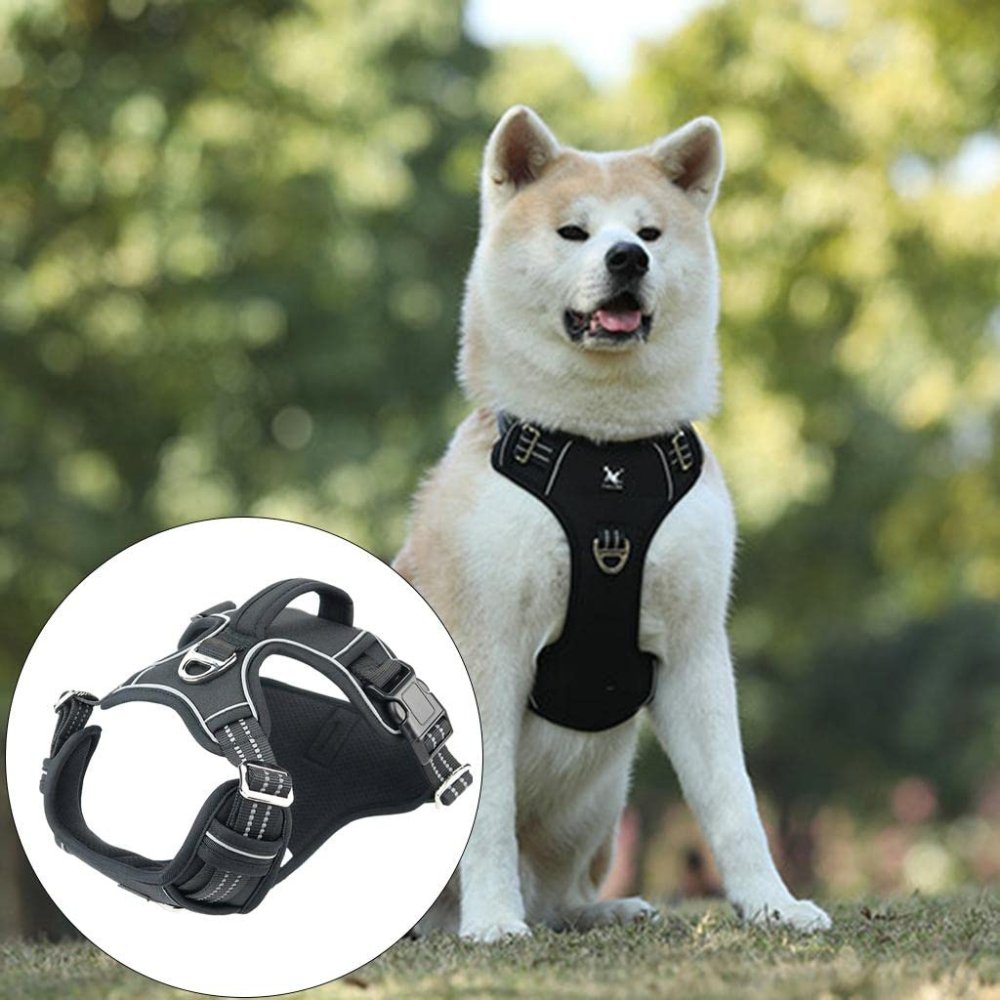 Adjustable Reflective No Pull Dog Harness