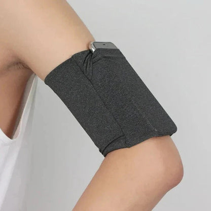 Adjustable Running Phone Armband with Touchscreen Pocket