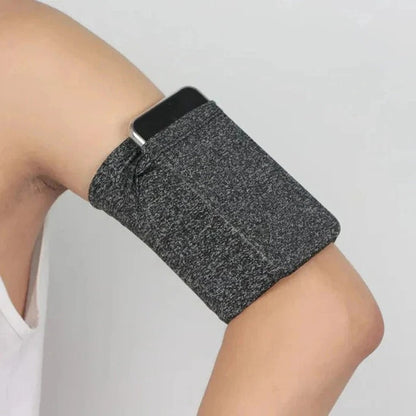 Adjustable Running Phone Armband with Touchscreen Pocket