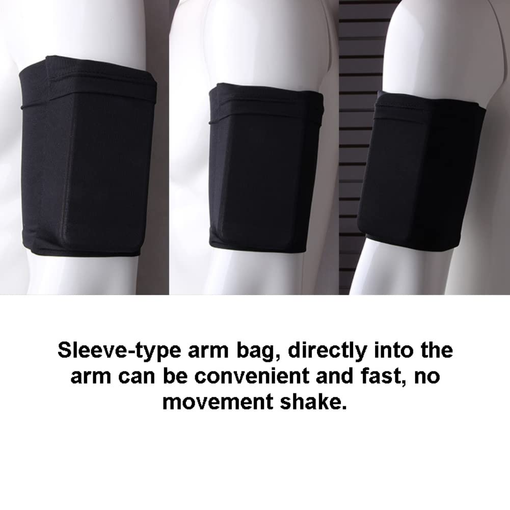 Adjustable Running Phone Armband with Touchscreen Pocket