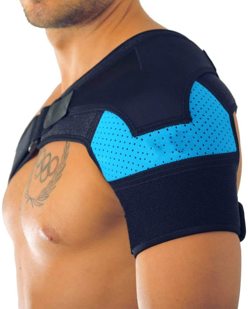 Adjustable Shoulder Brace With Compression Support Pad
