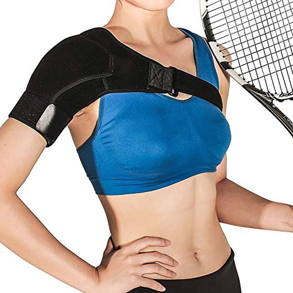 Adjustable Shoulder Brace With Compression Support Pad