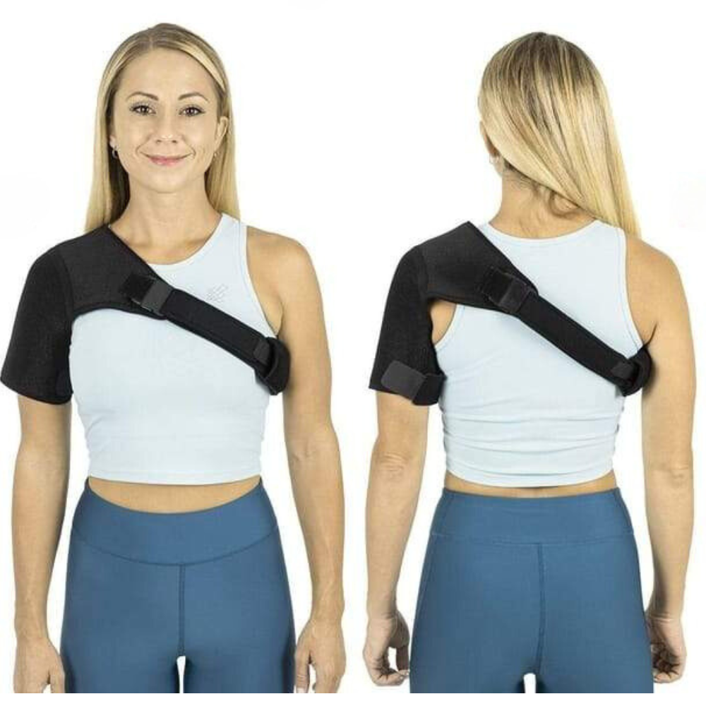 Adjustable Shoulder Support Brace with Breathable Fit