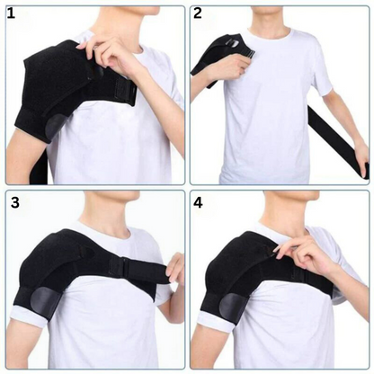 Adjustable Shoulder Support Brace with Breathable Fit