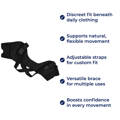 Adjustable Shoulder Support Brace with Mesh Compression