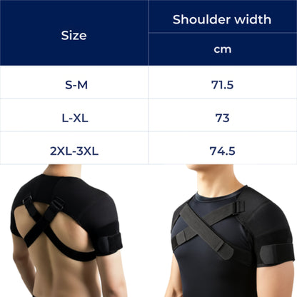 Adjustable Shoulder Support Brace with Mesh Compression