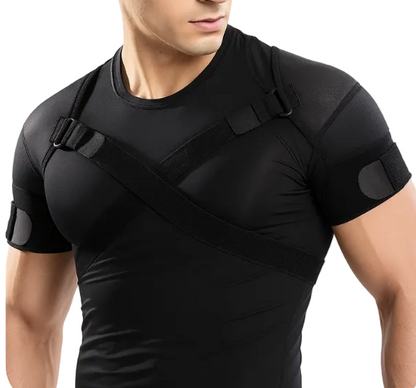 Adjustable Shoulder Support Brace with Mesh Compression