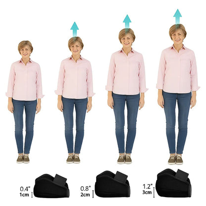 Adjustable Silicone Heel Lift Insoles for Everyday Comfort