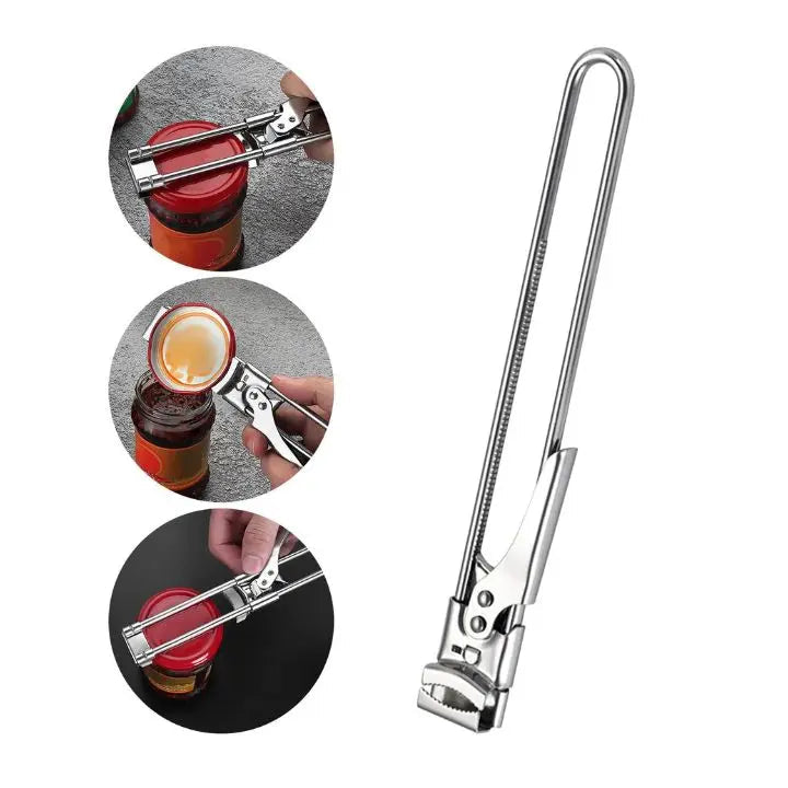 Adjustable Stainless Steel Jar and Bottle Lid Opener