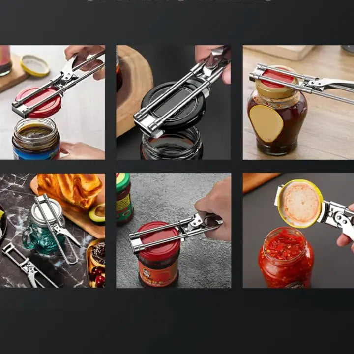 Adjustable Stainless Steel Jar and Bottle Lid Opener