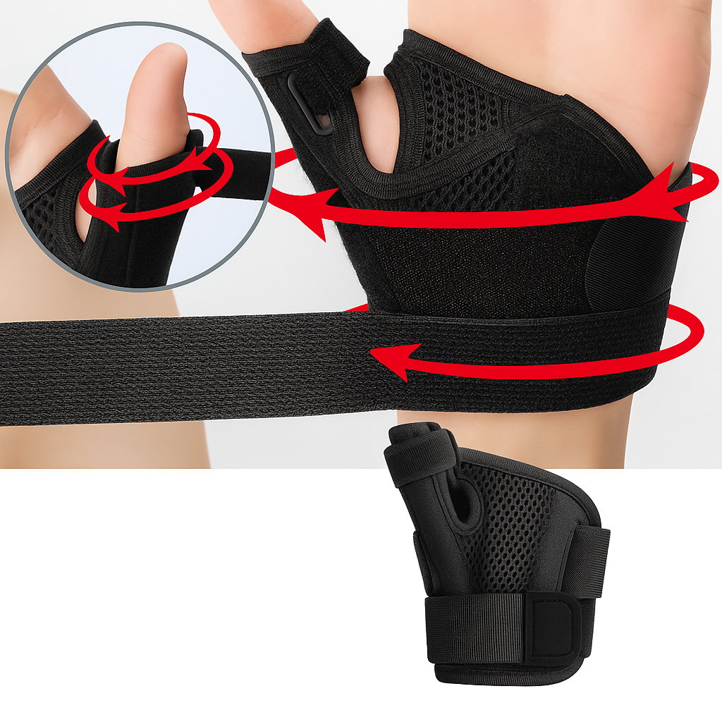 Adjustable Thumb and Wrist Support Brace