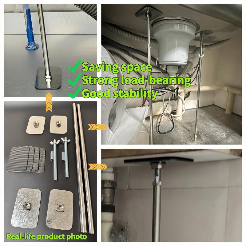 Adjustable Undermount Sink Support Bracket Kit