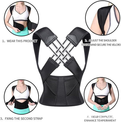 Adjustable Upper Back Posture Support Brace